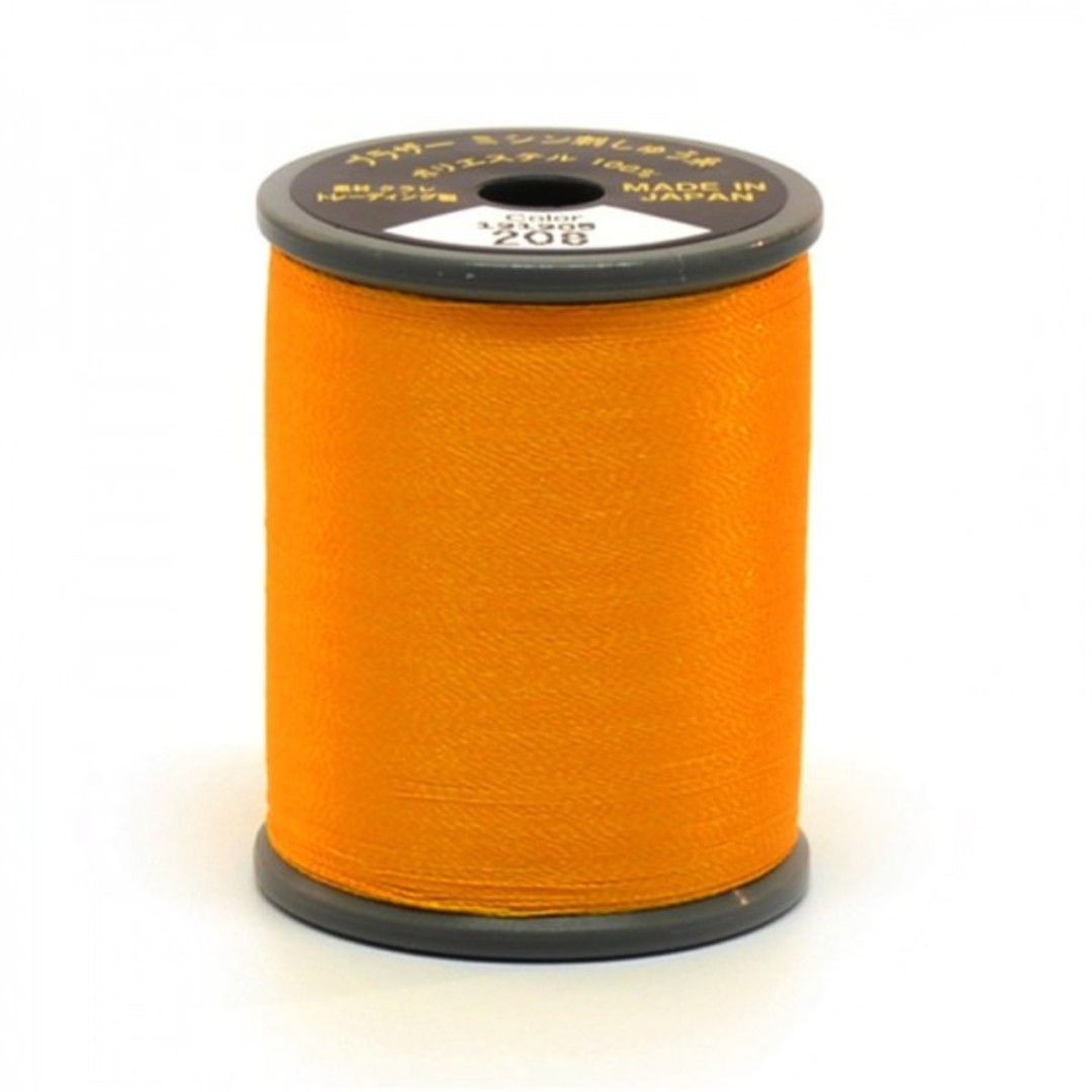 Brother Embroidery Threads - 300m - Orange 208 image 0